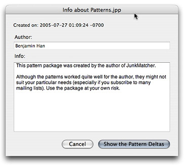 Pattern Package Info